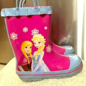 Girls Disney Frozen Rainboots size 13/1